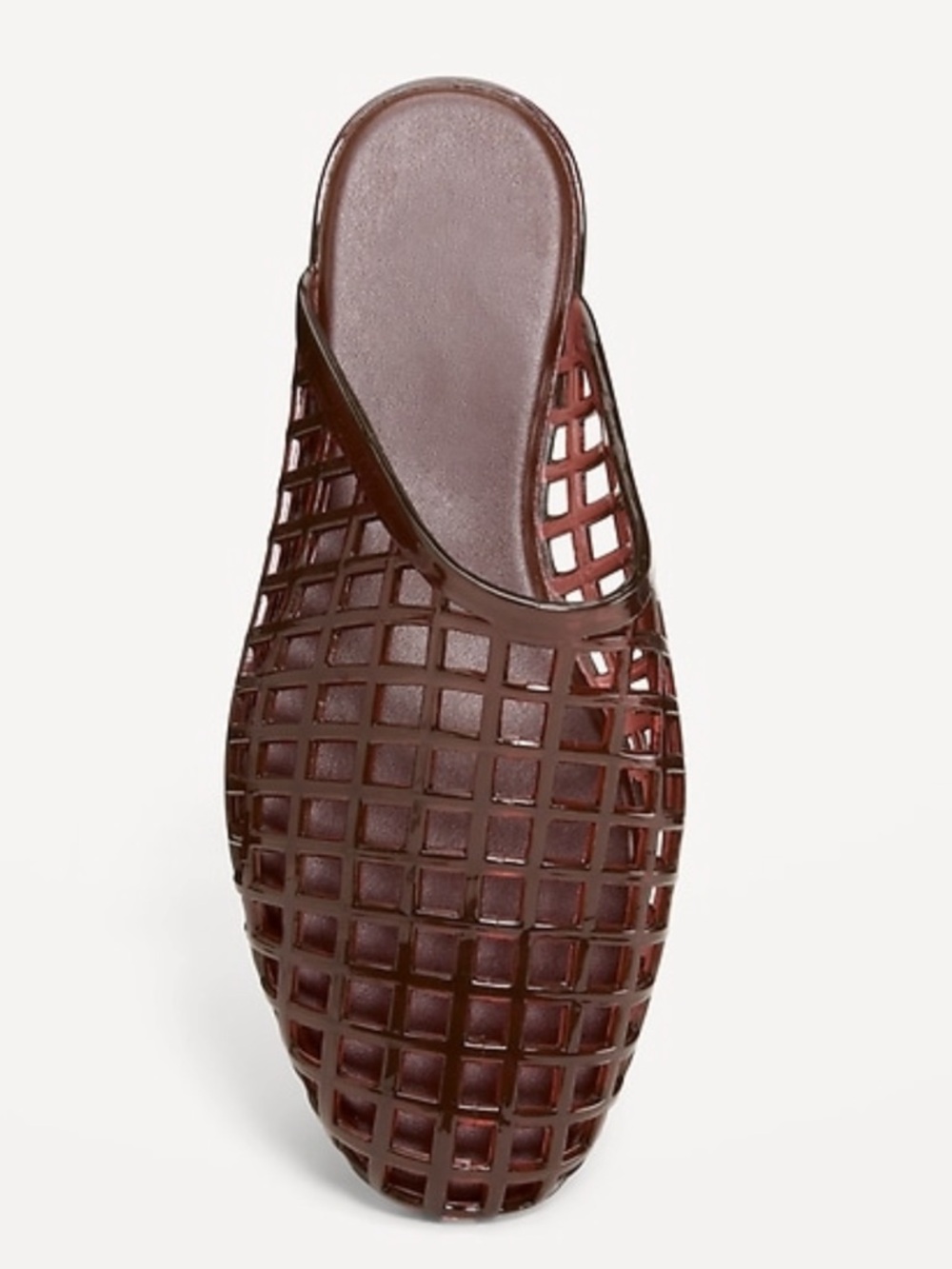 Old Navy Dark Brown Caged Slip-On Mule